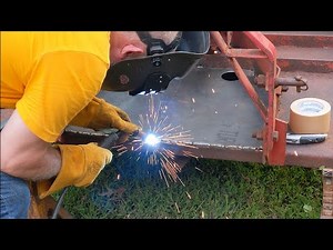 Fix Rusted Out BUSH HOG with new sheet metal skin