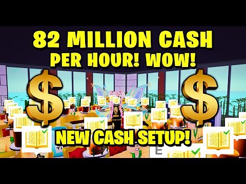 82 MILLION CASH AN HOUR! NEW Cash Setup! - My Restaurant