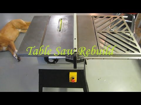 Rebuilding Old Table Saw / How to make old tools new again!!!!!