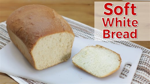Easy amazing homemade soft white bread recipe (trailer version)