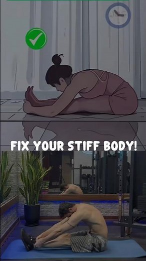 One Stretch to Boost Full-Body Flexibility 🧘‍♂️ (Real + Animated Tutorial)