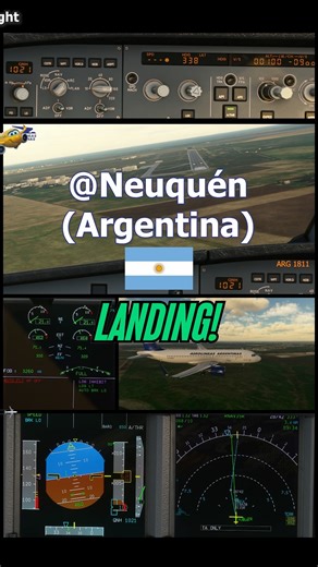 Kyppeter on Instagram: "Puerto Madryn (Argentina) 🛬 Landing | RNAV Approach | #61FBWFlight Aerolíneas Argentinas A320 | Puerto Madryn (Argentina) to Neuquén (Argentina) | RNAV Approach | #61FBWFlight"