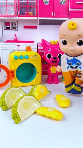 ASMR Toy Unboxing Cocomelon & Washing Machine Set 🧺 | Satisfying Toy Play with Subeo Toys