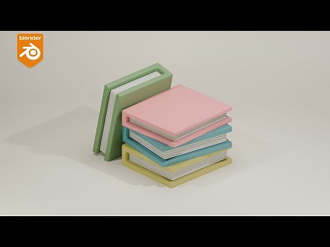 Blender Tutorial | Create Simple 3D Books