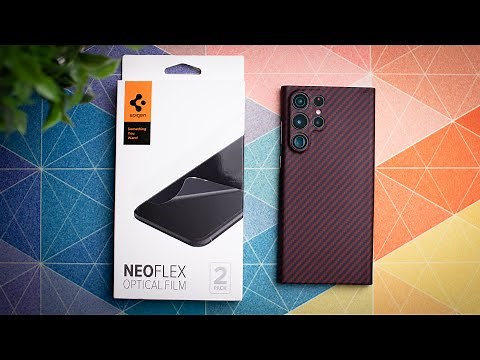 Spigen Neo Flex S22 Ultra Screen Protector Installation