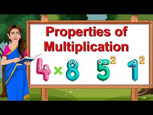Properties of Multiplication | maths | educational video for kids | E-learning studio