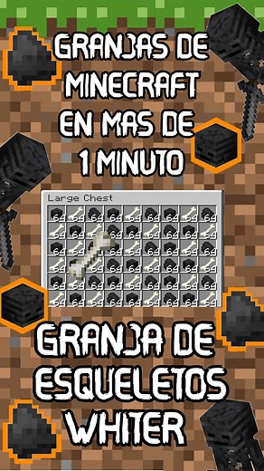 159K views · 1.6K reactions | 嗢嗢GRANJA DE ESQUELETOS DE WHITER嗢嗢 #minecraft #granjasminecraft #minecraftshorts #minecraftbuilds #minecraftpe #minecrafttutorial #minecraftbedrock #minecrafter | Tgamer0311 | Facebook