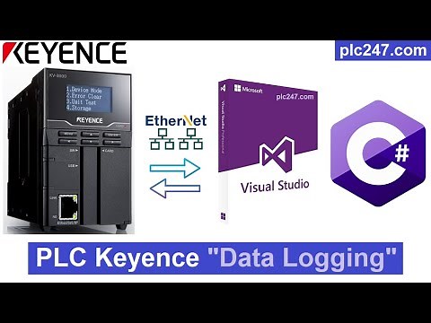PLC Keyence & Visual Studio C# "Data Logging via Ethernet"