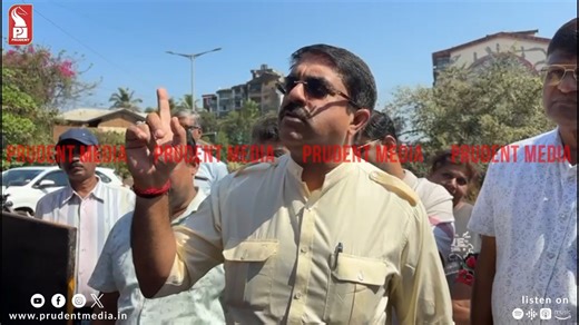 Dabolim Row: Vijai Demands Godinho’s Resignation “Isn’t it shameful to claim that a private firm like GMR is pressurising you? It’s not GMR, but the Union Defence Minister who is pushing the State to shut down Dabolim; Mauvin Godinho has failed to protect Dabolim Airport and should resign as the MLA of Dabolim,” says GFP Chief Vijai Sardesai, reacting to Godinho’s allegation that GMR wants to ‘kill’ Dabolim and is pressuring the Centre. | Prudent Media