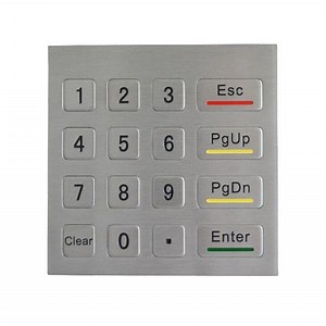 [Hot Item] Stainless Steel Keypad with USB Port/Outdoor Numeric Metal Keypad