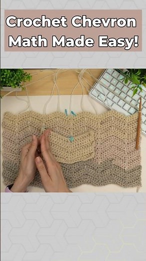 Chevron patterns aren't that hard when you know this #crochet #tutorial #diy