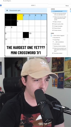 Challenging Mini Crossword Puzzle - Can You Solve It?