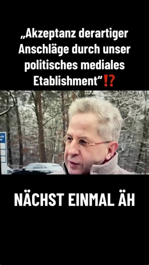 Hans-Georg Maaßen über Stromausfall und Verfassungsschutz