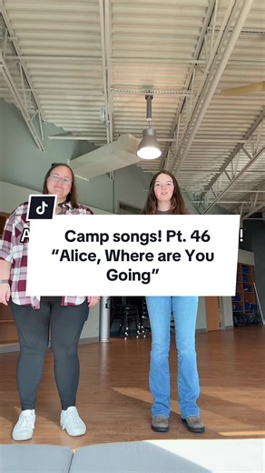Another camp song today! This is part 47 of our camp song series! This is “Alice, Where are you going?”. We do the first half repeat after me, then joes junior high is catch along! Some people do the entire song as catch along. Whatever floats your boat! #summercamp #fyp #campsong #campcounselor #campdirector