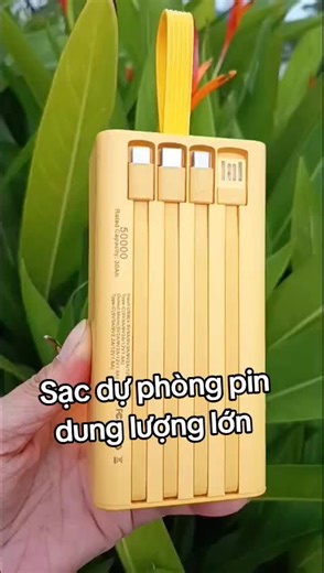 Pin Sạc Dự Phòng 50000MAH với 4 đầu cắm pin lâu xài tiện lợi cho tất cả các dòng điện thoại #sacduphong #sacduphong50000mah #pinsacduphong #xh #xuhuongtiktok