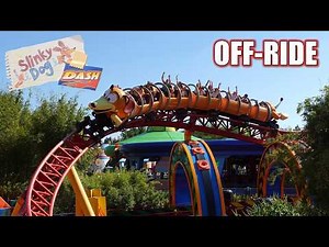 Slinky Dog Dash Off-Ride (60FPS, 2020-2025), Disney's Hollywood Studios Coaster | Non-Copyright