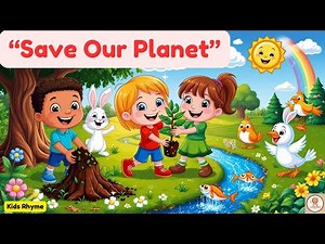 "Save Our Planet – Fun Kids Song About Nature & Going Green!"