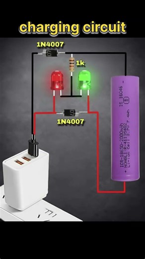 charging circuit diagram #idea #automobile #experiements #tips #trick #tools