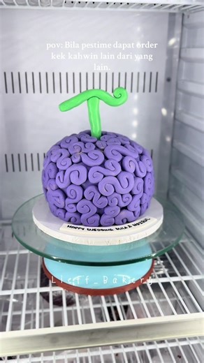 Kek Perkahwinan Tematik Devil Fruits dari One Piece