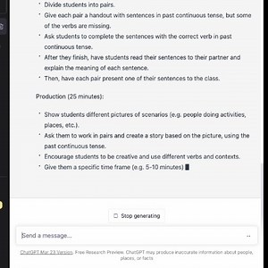 16K views · 404 reactions | I asked #chatgpt for a lesson plan and here's what I got, a full lesson plan including lesson objectives, a warmer and a closing activity! All in less than a few minutes ✅ Karen 朗 #onlineskills | TeachingEnglish - British Council | Facebook