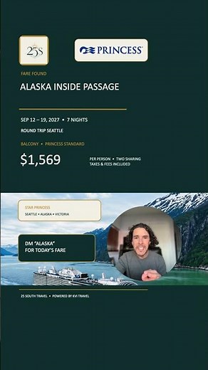 Alaska Cruise from Seattle 2027: Balcony from $1,569 | Star Princess