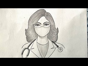 Doctors day special drawing for beginners