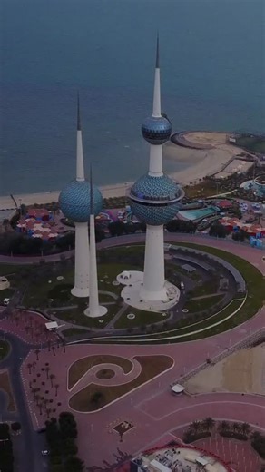 Amazing World 8K on Instagram: "Kuwait City, Kuwait #kuwait #middleeast #drone"