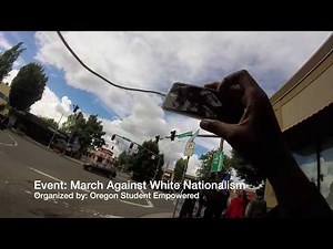 ANTIFA member assaults me; immediately regrets it