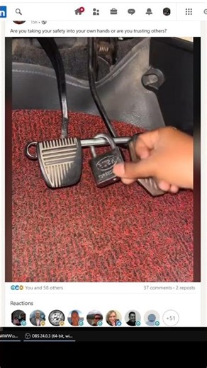 one of the strongest ways to secure your vehicle!