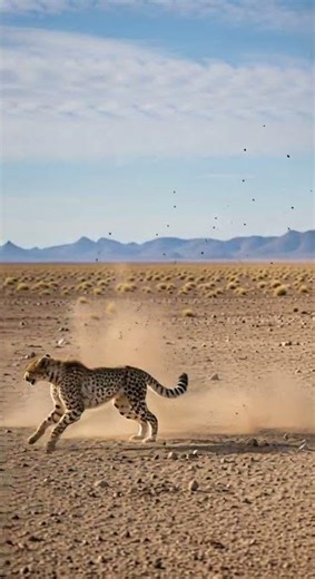 Can the cheetah successfully catch the little swift gazelle #wildlife #nature #speed
