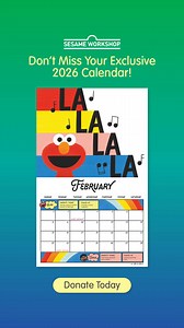 Last chance! This limited-edition calendar is yours when you renew your support for Sesame. | Sesame Workshop