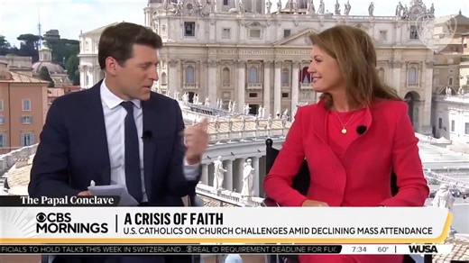 CBS Mornings co-anchors push for a pope more progressive than Francis. They want women to be priests and for the priest to have sex | NewsBusters.org
