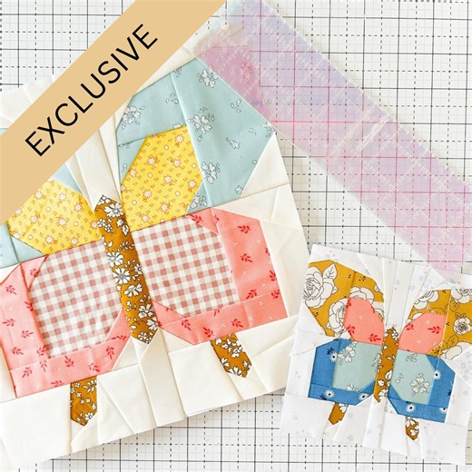 Butterfly FPP Pattern - PDF Download - Foundation Paper Piecing - Etsy