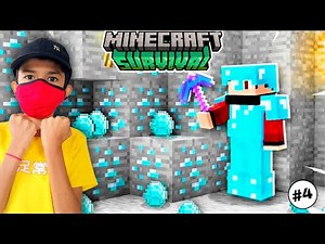 DIAMOND ARMOUR COMPLETE | MINECRAFT SURVIVAL EP-4