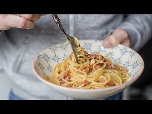 Spaghetti Carbonara Recipe | Classic Italian Pasta Recipe at Home!