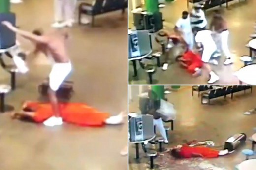 Video shows inmates beating prisoner with microwave