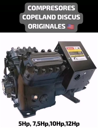 COLEX INTERNATIONAL S,A on Instagram: "COMPRESORES ORIGINALES COPELAND DISCUS"