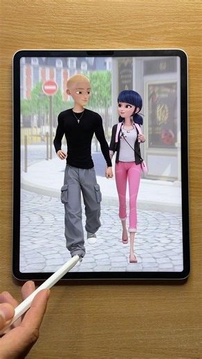Marinette transformation art #marinette #miraculous #ladybug #cartoontransformation #shortsart