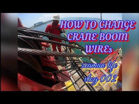 Crane Boom Wire Replacement-A Quick Guide #crane #cranework #craneboom