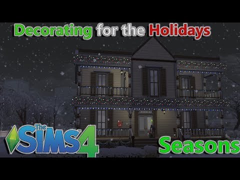 Sims 4 Seasons Holiday Decorations How-To