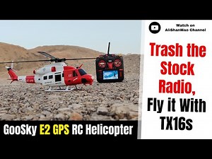 Outdoor Flight of GooSky E2 GPS RC Helicopter – Scale Huey UH1Y