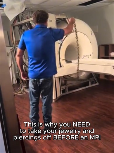 The Dangers of Wearing Metal During MRI Scans