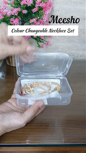 Colour Changeable Necklace Set #meesho #meeshohaul #styling