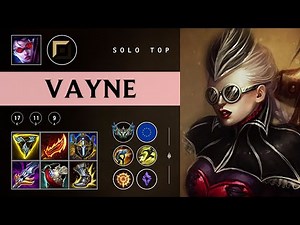 Vayne Top vs Aurora - EUW Challenger Patch 25.22