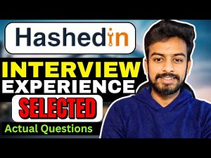 Hashedin Latest Interview Experience | Actual Interview Questions | Crack Hashedin | Selection