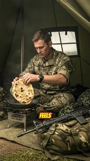 “UK Soldier Cooking Alone in Army Camp | Emotional 8K Military Life Video”