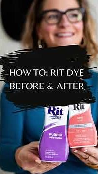 How to RIT dye washer / RIT dye before and after