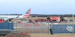 Airport crew member ‘pulled into the engine’ of plane, report says
