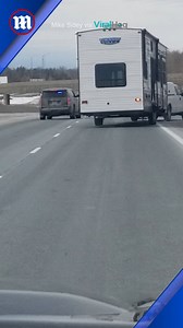 This driver isn't stopping for anyone! | Daily Mail Video