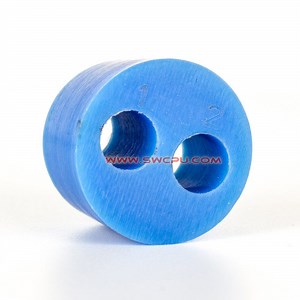[Hot Item] Custom Silicone Injection Molding Rubber Plug Caps 2 Hole Rubber Stopper